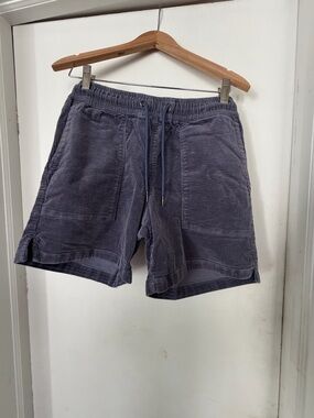 Notdstrom BP Corduroy Drawstring Athletic Shorts - Blue Gray